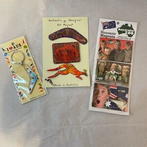 Australian Souvenir Magnets & Keyring